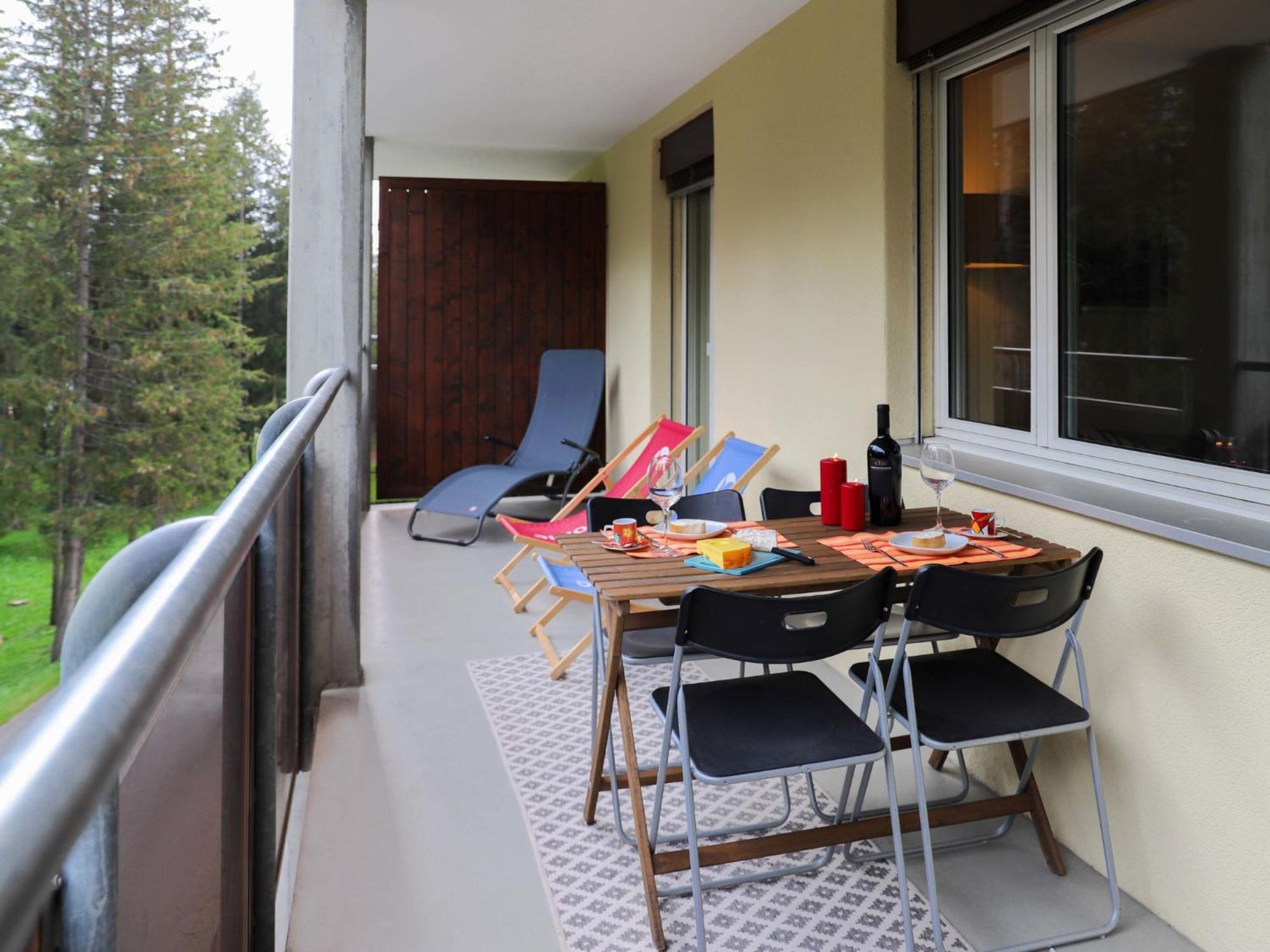 Apartment Allod Park Haus C 202 By Interhome Davos Bagian luar foto